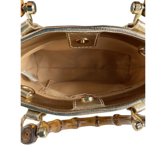 Lilly Pulitzer 'Adrian' Beige Cane Mini Bag - Picture 7 of 9